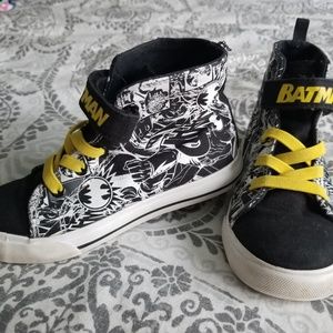 Kids Batman comic high top sneakers